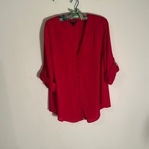 Red blouse